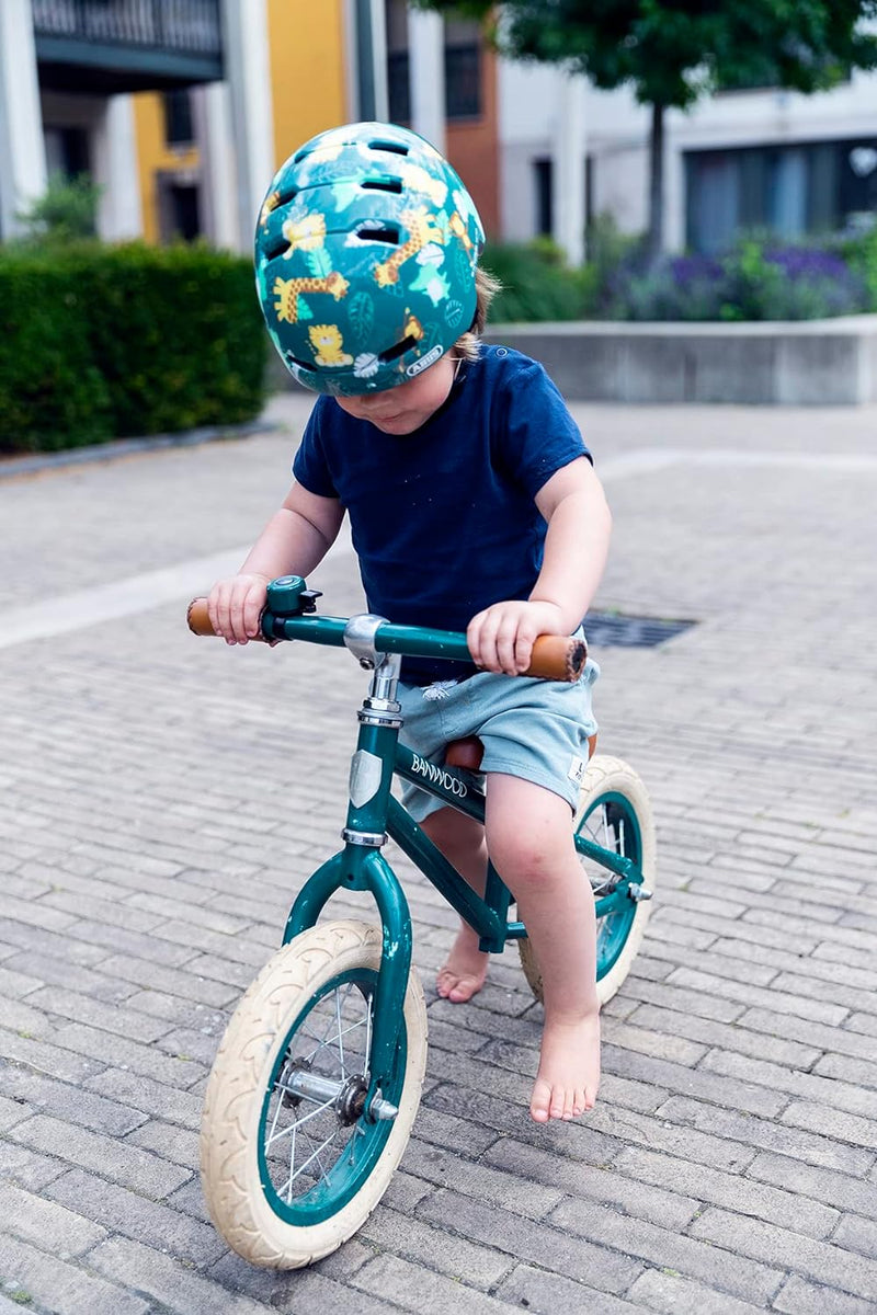 ABUS Kinderhelm Skurb Kid - robuster Fahrradhelm im Skater-Look mit Platz für einen Zopf und vielfäl