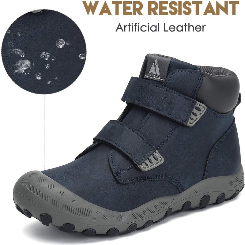 Mishansha Kinder Wanderschuhe Trekking Wanderstiefel Outdoor Trekkingschuhe 28 EU Blau, 28 EU Blau