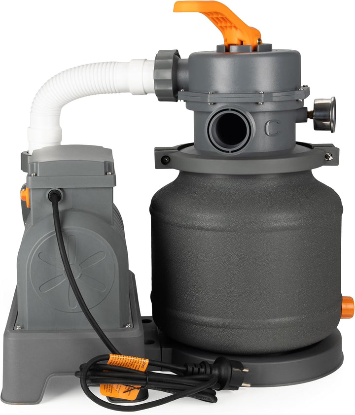 COIL Pool-Filterpumpe, Sandpumpe, Sandfilter für schwimmbäder, Filterpumpe, Sandbehälter: 12 kg, 6-W