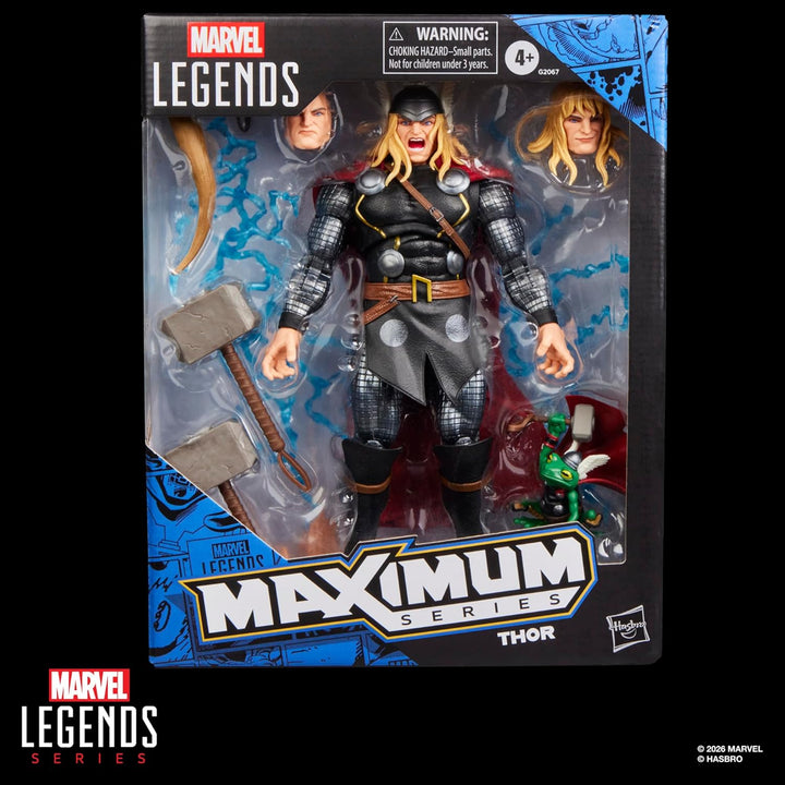 Marvel Legends Maximum Series Thor, Deluxe Action-Figur (15 cm) zum Sammeln zu den Thor Comics; bewe