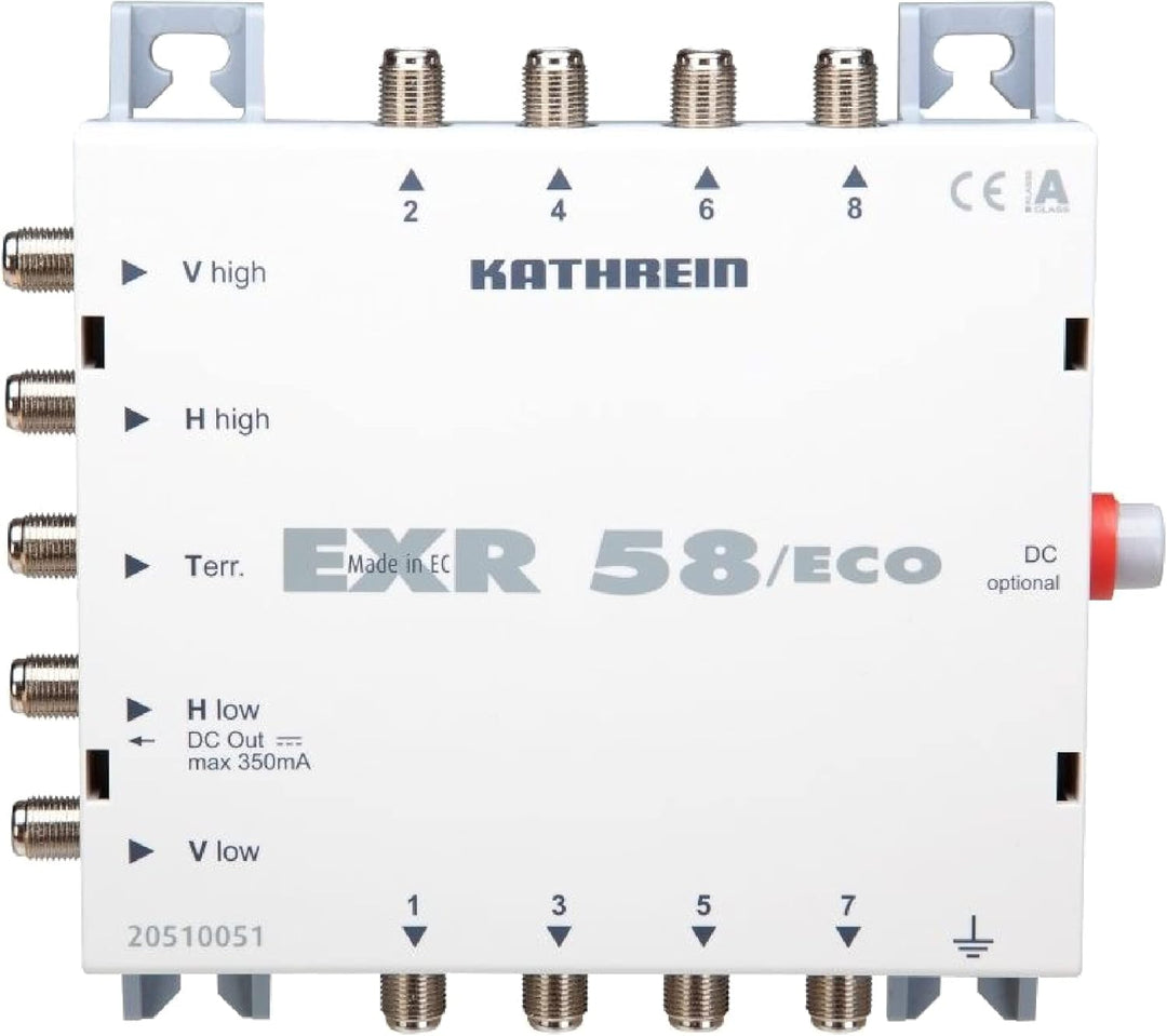 Kathrein CAS 90 ws Sat-Antenne multifeedfähig Weiss - 8 Teilnehmer 8 Teilnehmer Weiss, 8 Teilnehmer