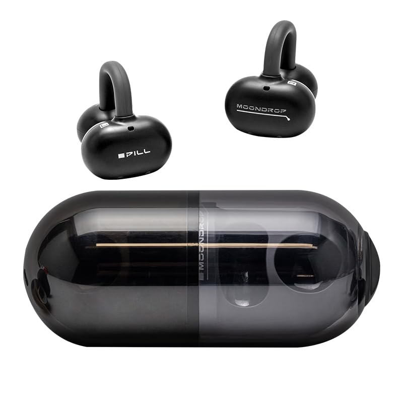 Moondrop Pill Open Ear Kopfhörer Bluetooth 6.0 OWS Hängende Kopfhörer IPX4 Open Ear Clip Wireless Bu