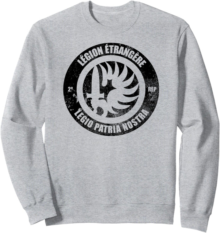 Französische Fremd-Legion Fallschirmjäger-T-Shirt – 2 Rep (gedämpft) Sweatshirt