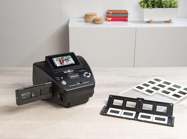 Somikon Diascanner: Stand-Alone-Foto-, Dia- & Negativscanner, 2.850 DPI, 20 MP, Display (Photoscanne