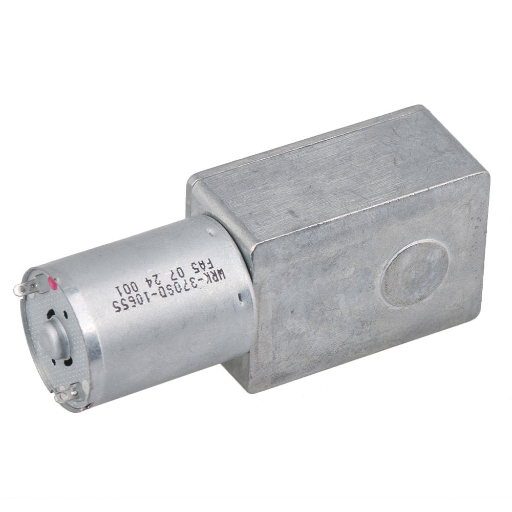 BQLZR DC 12V 2RPM Quadratisch hohe Drehmomente Turbo Schnecken Getriebe Motor Rechtwinklig Getriebem