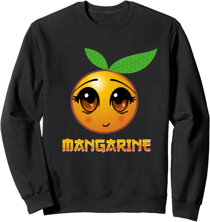 Die Manga Mandarine Mangarine cooles und süsses Geschenk Sweatshirt