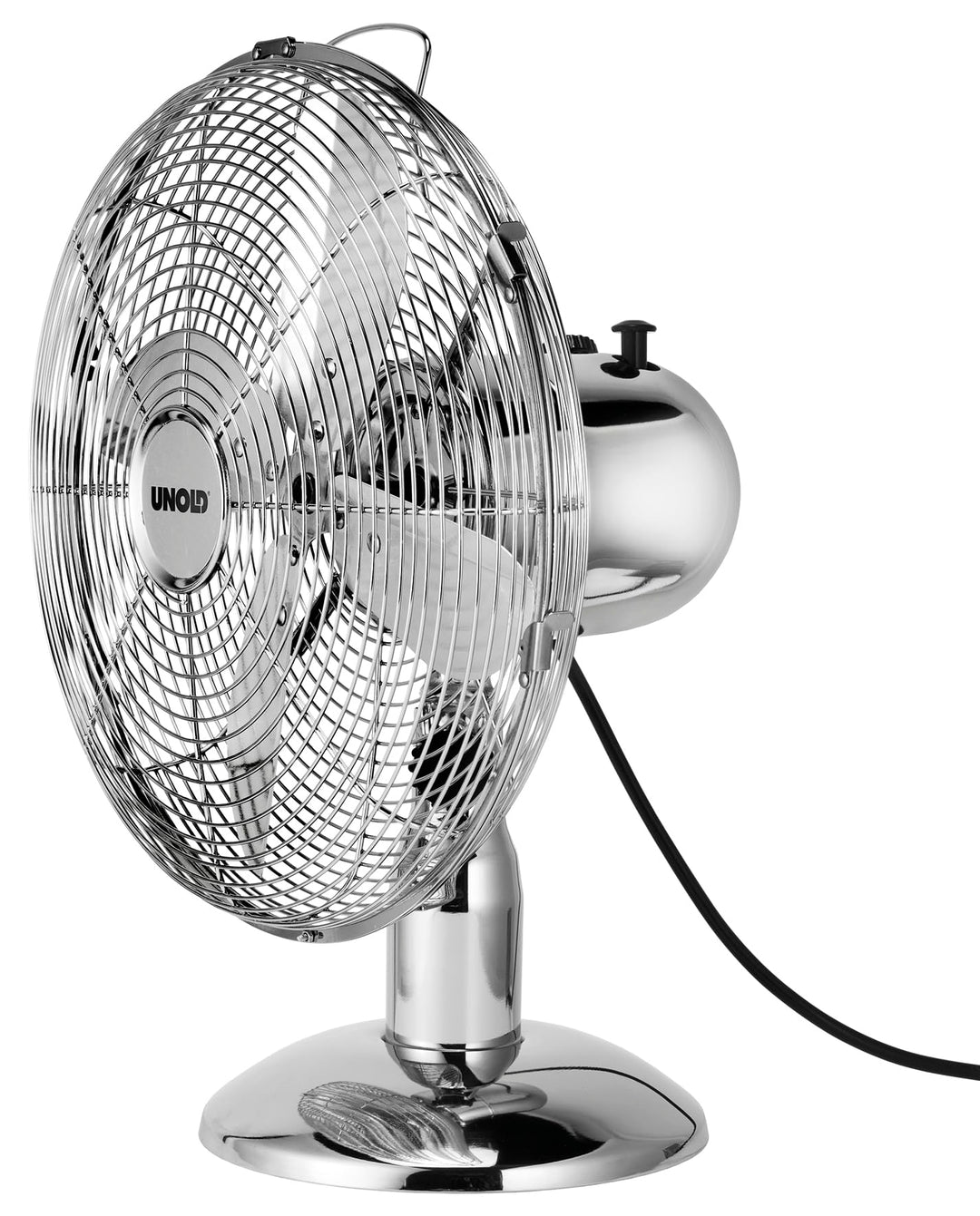 Unold Tischventilator, 1 Stück, chromfarbend, 86830