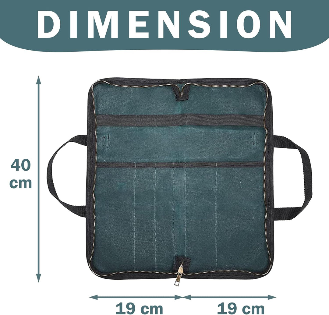 Kochmesser Rolltasche 5 Slots, Messertasche für Köche, Küchenwerkzeugtasche für Küchenmesserset, was