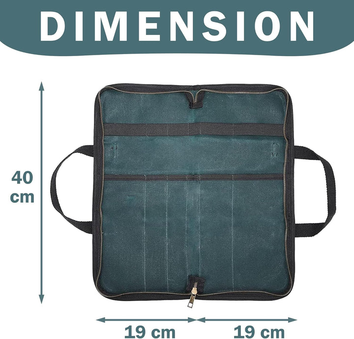 Kochmesser Rolltasche 5 Slots, Messertasche für Köche, Küchenwerkzeugtasche für Küchenmesserset, was