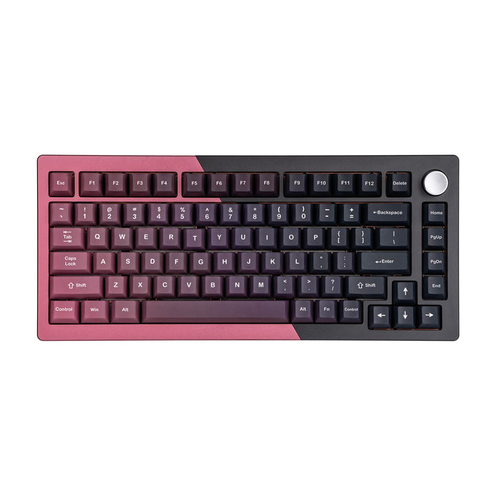 KiiBoom Loop 75 75% CNC Gradient Aluminium Gaming Tastatur, BT5.0/2.4GHz/USB-C Wired QMK/VIA Tastatu