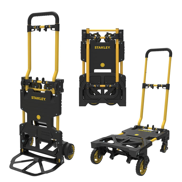 Stanley 2-in-1 Sackkarre und Transportkarre SXWTD-FT585 - Sackkarre Klappbar mit Tragkraft 137 KG -