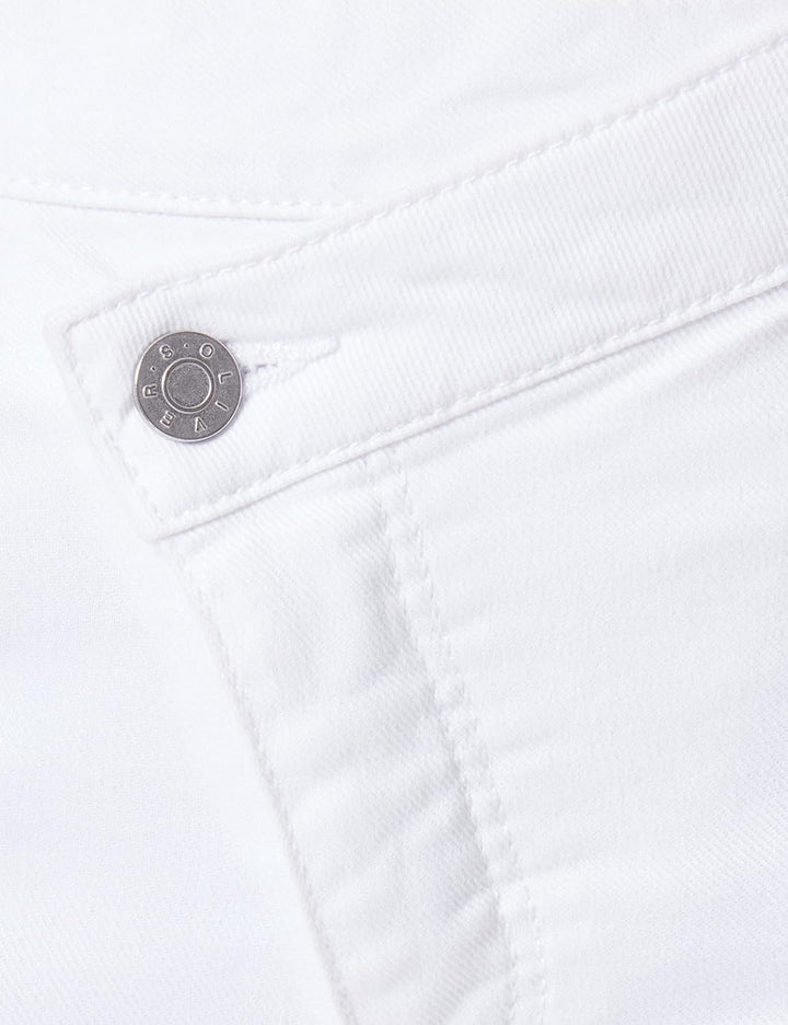 s.Oliver Damen Jeans, Karolin Straight Leg, Weiss