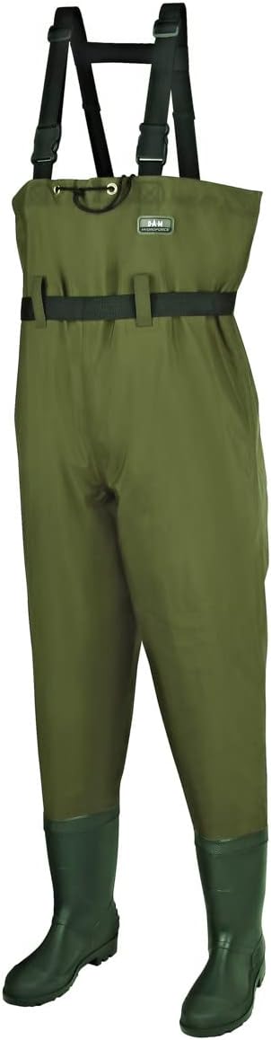 DAM HYDROFORCE Nylon Taslan Wathosen 46-47 Grün