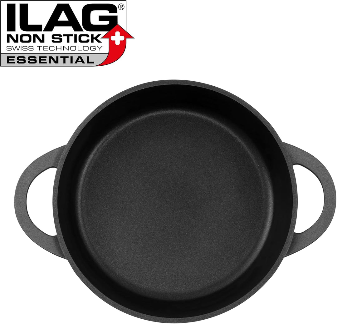 KOPF Topfset Aluguss Atavola mit ILAG Basic Antihaftbeschichtung, Induktion Kochtopfset 8-teilig ink