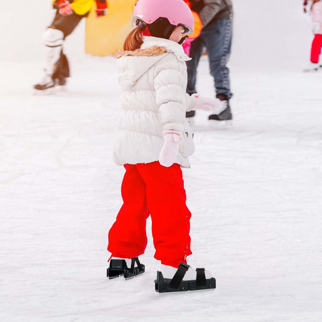 PEUTIER Schlittschuhe für Kleinkinder, Verstellbare Kinder Schlittschuhe Doppelläufer Gleitschuhe mi