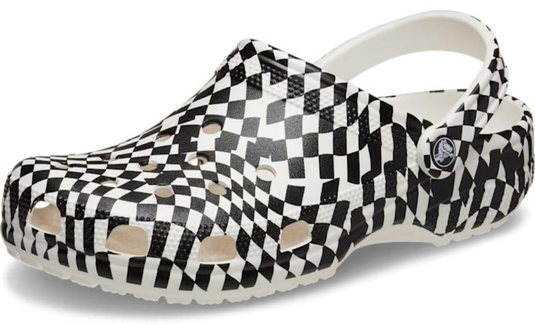 Crocs Unisex Classic Retro Resort Clog 35/37 EU Kariert, 35/37 EU Kariert