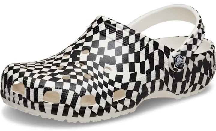 Crocs Unisex Classic Retro Resort Clog 35/37 EU Kariert, 35/37 EU Kariert