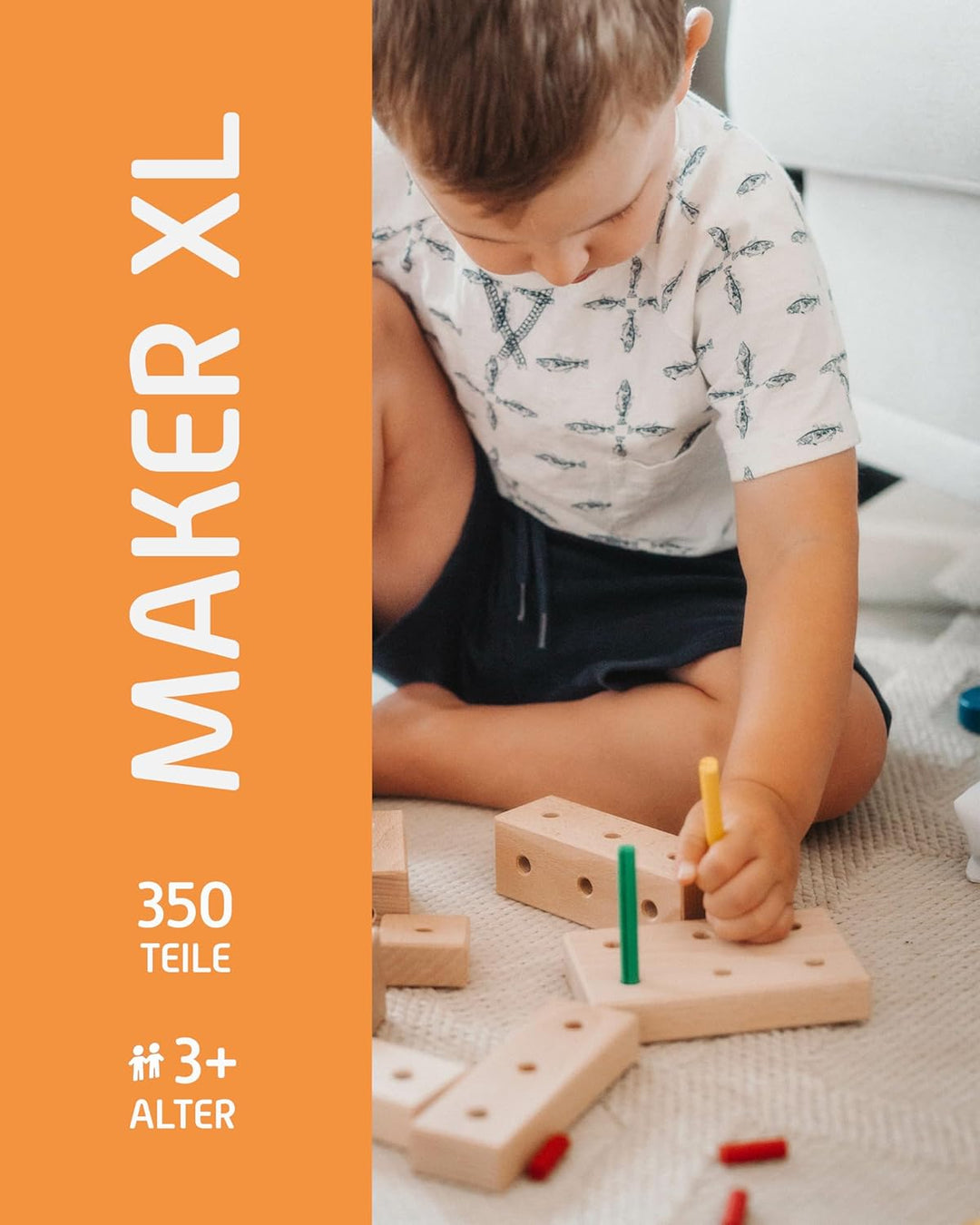 Matador Maker XL, Packungsinhalt 350 Teile, 21151, Mehrfarbig