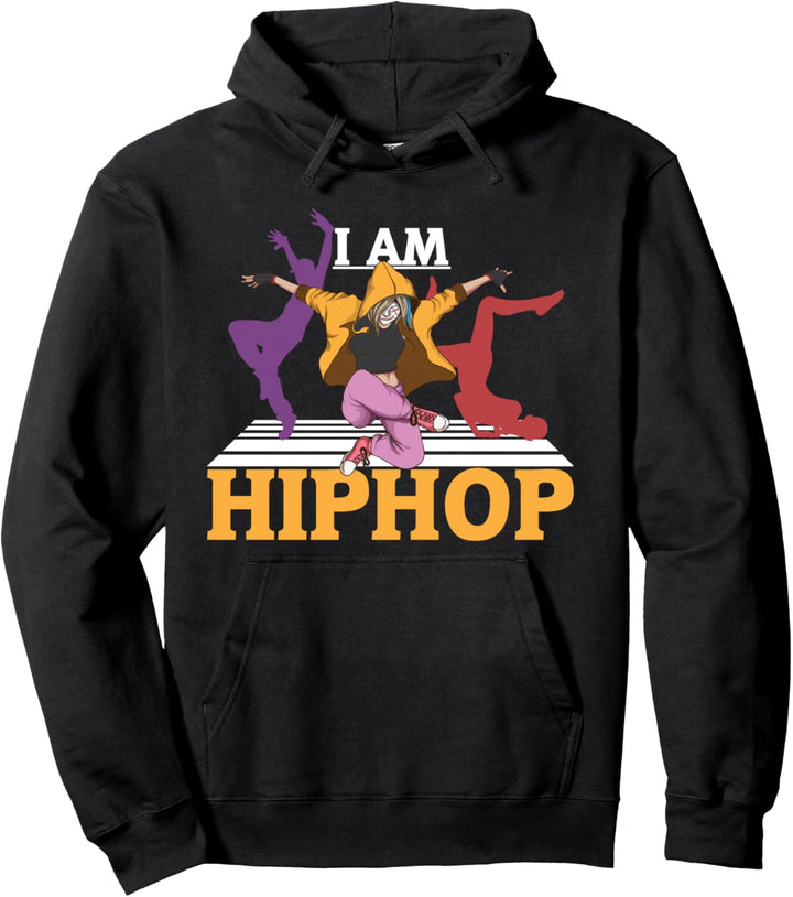 Lustiger Dance ich bin Hip Hop Tänzer Spruch Sport Geschenk Pullover Hoodie