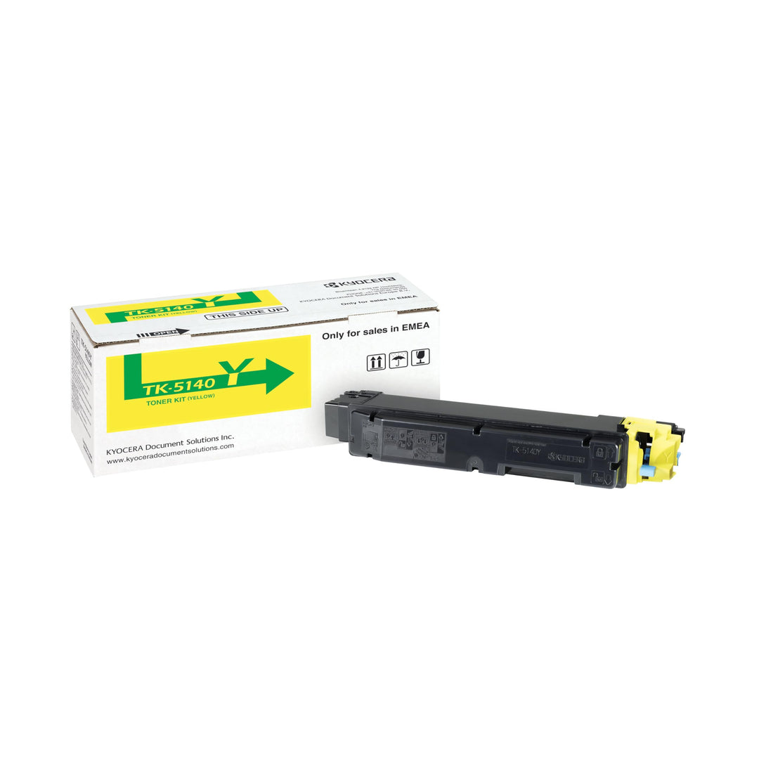 Kyocera 4105487 1T02NRANL0 TK-5140Y Tonerkartusche 5 Seiten gelb gelb Single, gelb Single