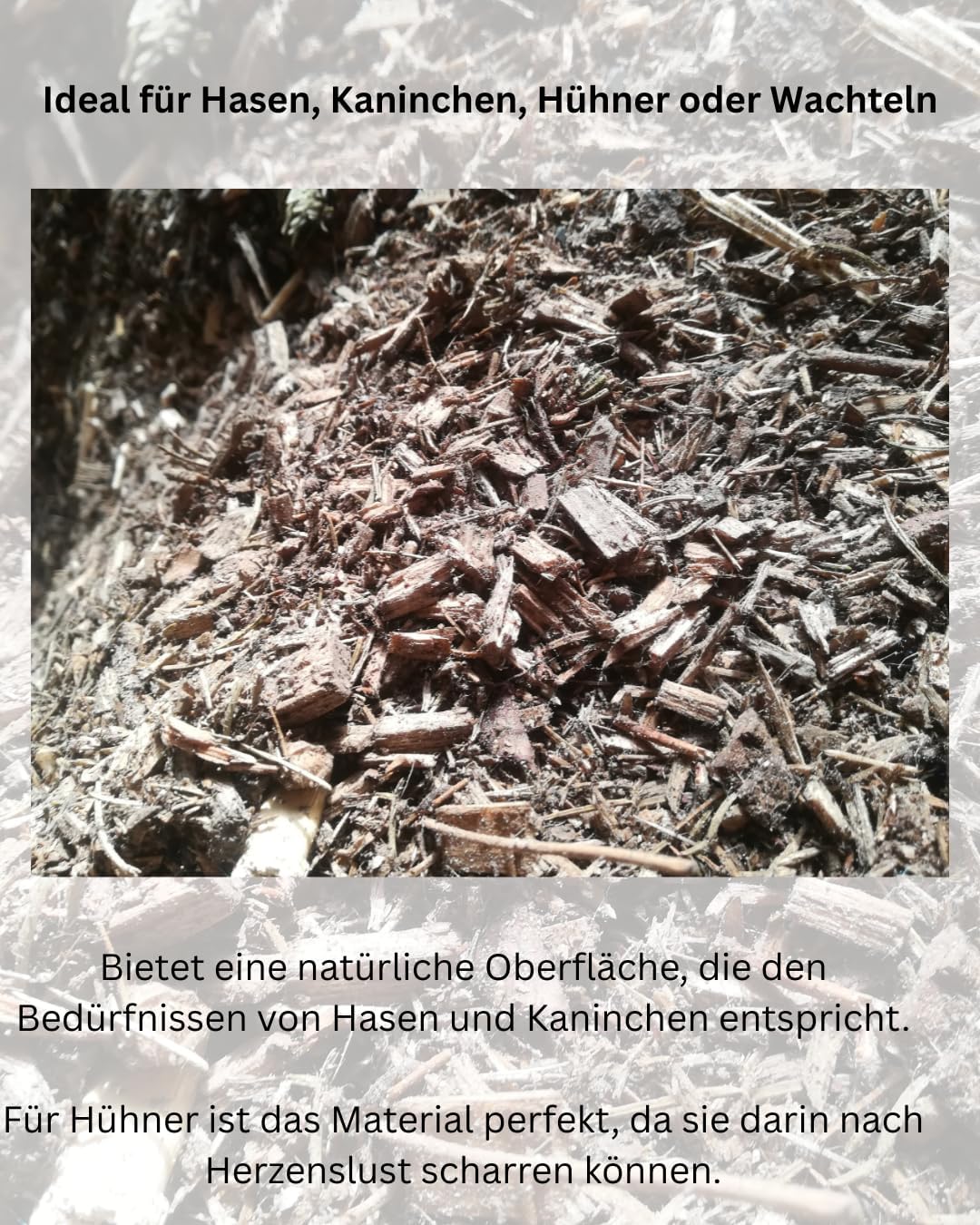 Jumbogras Waldboden Einstreu für Kleintiere und Grosstiere, natürliche Einstreu für Hasen, Kaninchen