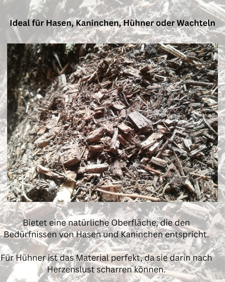 Jumbogras Waldboden Einstreu für Kleintiere und Grosstiere, natürliche Einstreu für Hasen, Kaninchen
