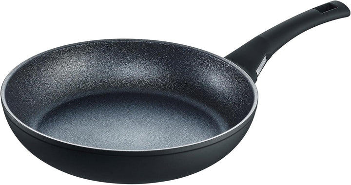 Berndes Schmorpfanne Balance Enduro 28 cm, Induktion, hoher Rand, extrem kratzfest, Guss-Optik, anti