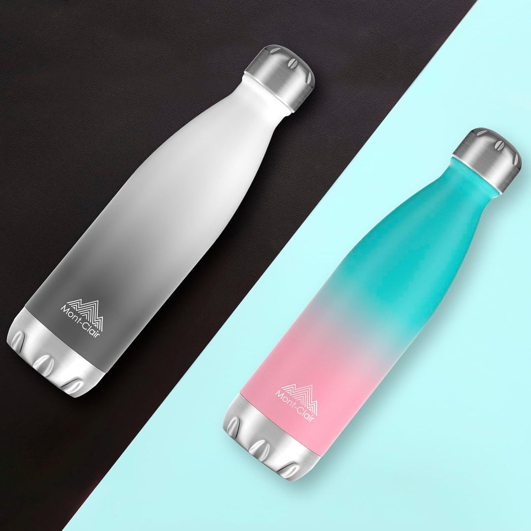 Mont-Clair Trinkflasche Edelstahl - Thermosflasche - BPA-freie - Water Bottle, Edelstahl trinkflasch