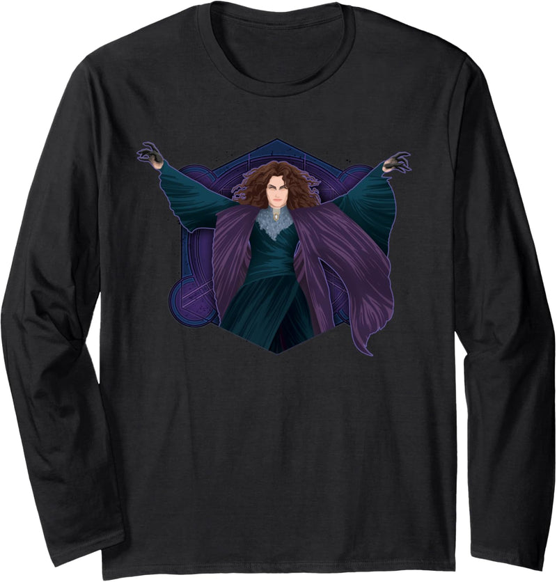 Marvel WandaVision Agatha Harkness Witchy Magic Langarmshirt