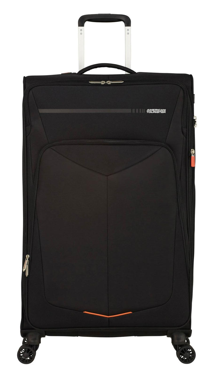 American Tourister Summerfunk Koffer, 79 cm, 119 Liter, Black Spinner L Erweiterbar (79 cm - 119 L)