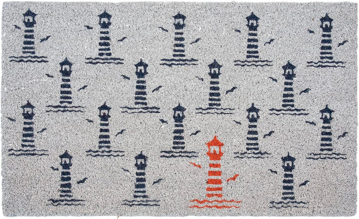 pad Fussmatte, Kokosmatte, Fussabtreter Lighthouse Grey 45 x 75 cm