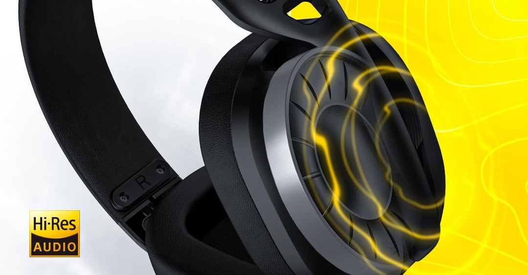HATOR Hyperpunk 3 Wireless Gaming-Headset – Kabellos, Hi-Res Audio, Hybrid ANC, 40mm Treiber, Blueto