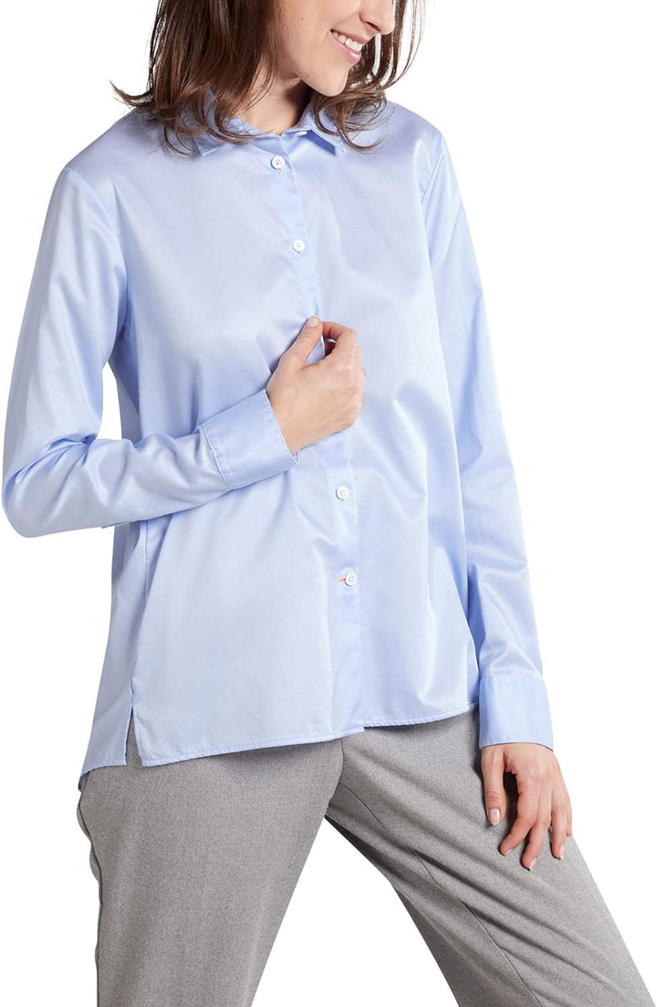 eterna Langarm Bluse 1863 by Premium unifarben
