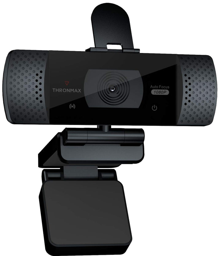 THRONMAX Stream GO X1 PRO 1080P Full HD Webcam with Auto Focus, Built-In Noise-Reducing Dual Microph