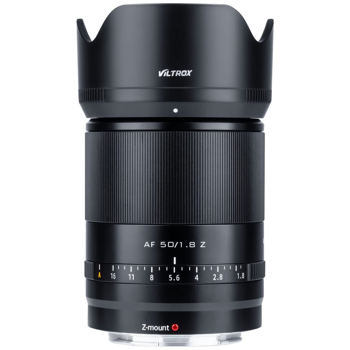 VILTROX 50 mm F1.8 Z-Mount Hauptobjektiv für Nikon Z5 Z50 Z6 Z6II Z7 Z7II ZFC (Vollformat, Autofokus