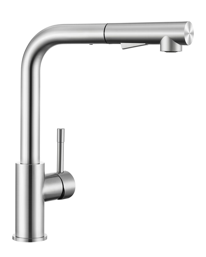 Wasserhahn Küche Ausziehbar, Hochdruck Küchenarmatur mit Brause | Zwei Wasserstrahlarten, 360° Drehu