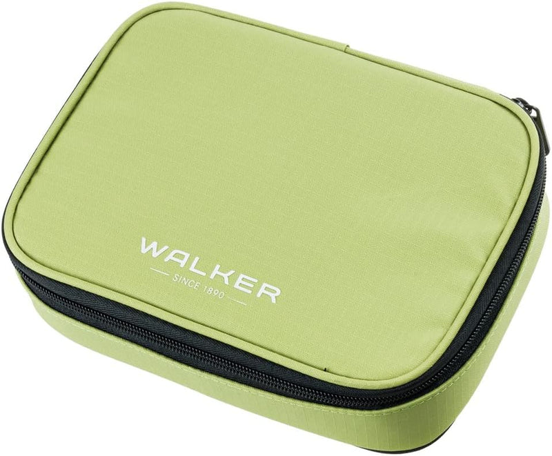 Walker 49114-361 - Schlamperbox Big "Lime", Federmappe mit grossem Hauptfach, doppelseitiger Trennwa