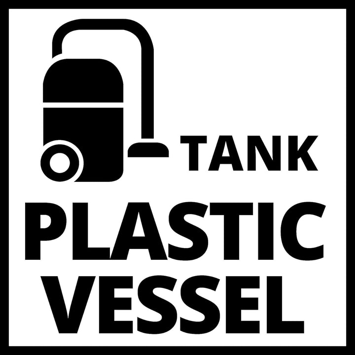 Einhell Nass-Trockensauger TC-VC 1815 (1.250 Watt, 180 mbar, robuster Kunststoffbehälter 15 l, Blasa