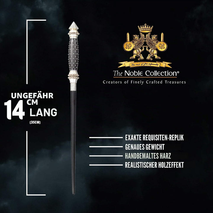 The Noble Collection - Narcissa Malfoy Wand in A Standard Windowed Box – 35 cm Wizarding World Wand