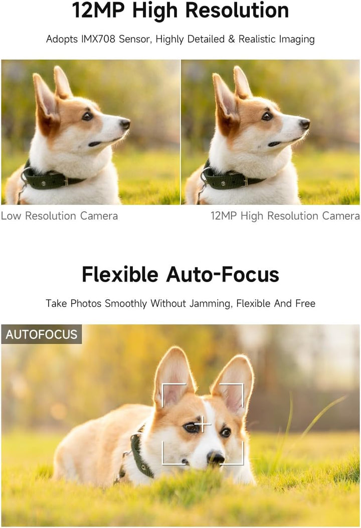 Waveshare IMX708 12MP High Resolution Camera Module, Featuring High Dynamic Range, with Wide Angle V