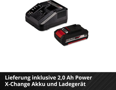 Einhell Akku-Rasentrimmer GE-CT 18 Li Kit Power X-Change (Li-Ion, 18V, Motorkopf drehbar, Flowerguar