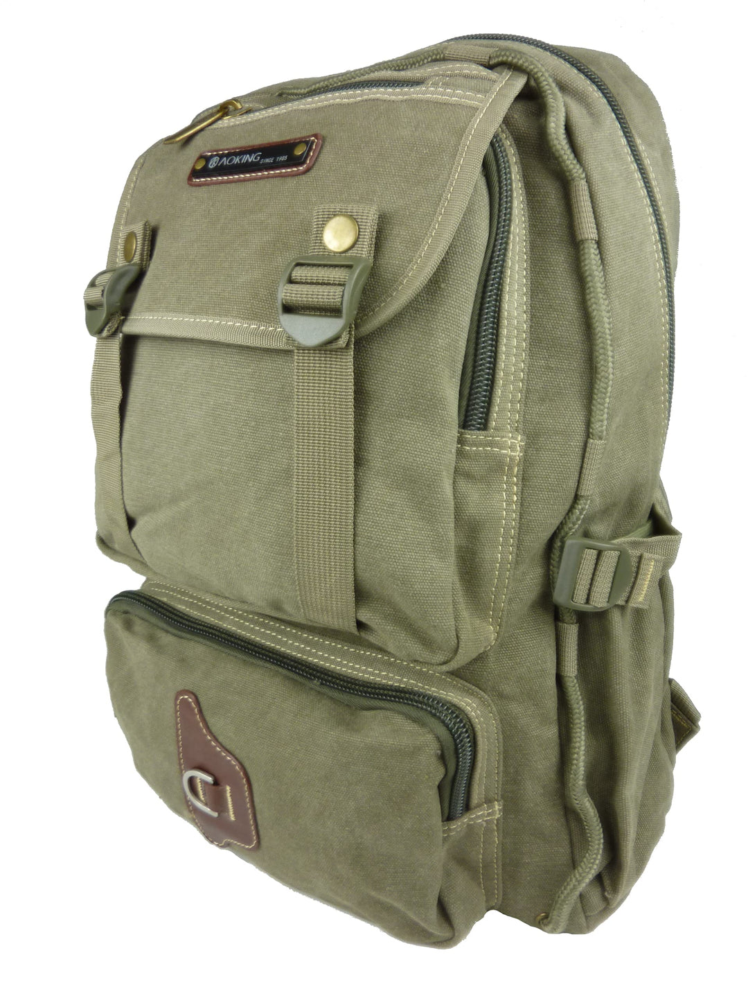 AOKING T9044 XXL Trekkingrucksack 33l Outdoor Rucksack 29x44x26 (grün Khaki)