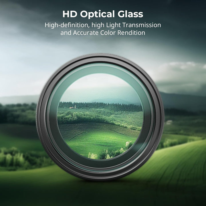 SMALLRIG 67mm Magnetischer VND-Filter ND2-ND32 (1-5 Blendenstufen) + 67mm Gewindefilterring, Kein X-