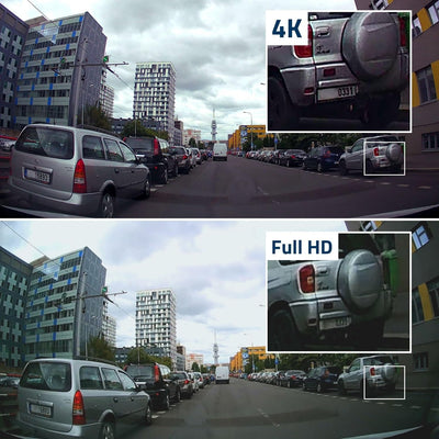 LAMAX T10 4K Dashcam mit GPS, Radarwarnung (50 Länder), WiFi + Mobile App, Weitwinkelaufnahmen 170°,