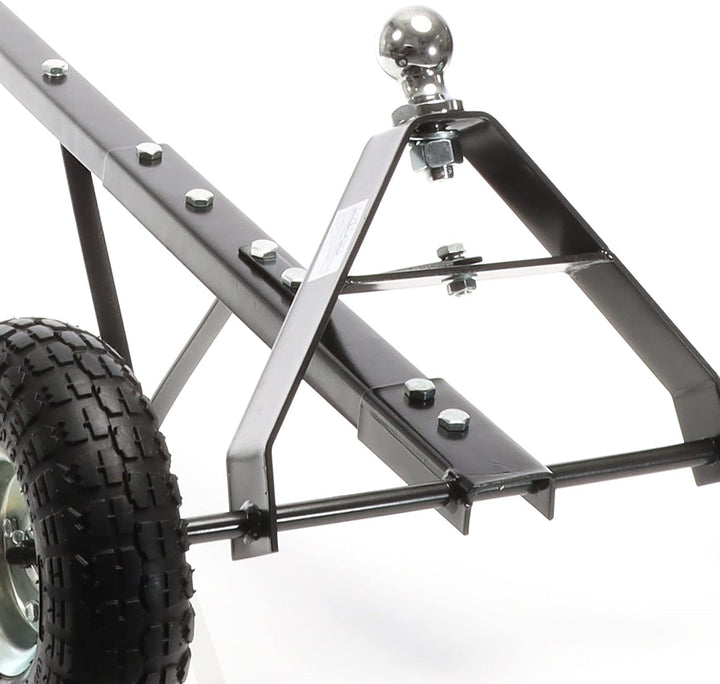 Wiltec Anhänger Rangierhilfe für Wohnwagen bis 270 kg, 110 x 72 x 30 cm, Rangierwagen mit Handgriff