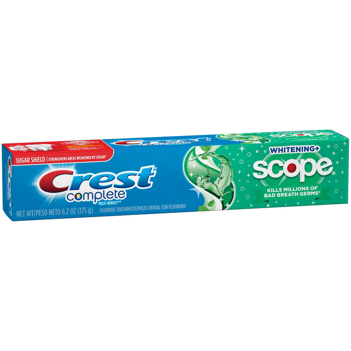 Wappen Crest Whitening Plus Scope-Fluorid Anticavity Zahnpasta Minty Fresh, minty Fresh 6,2 oz