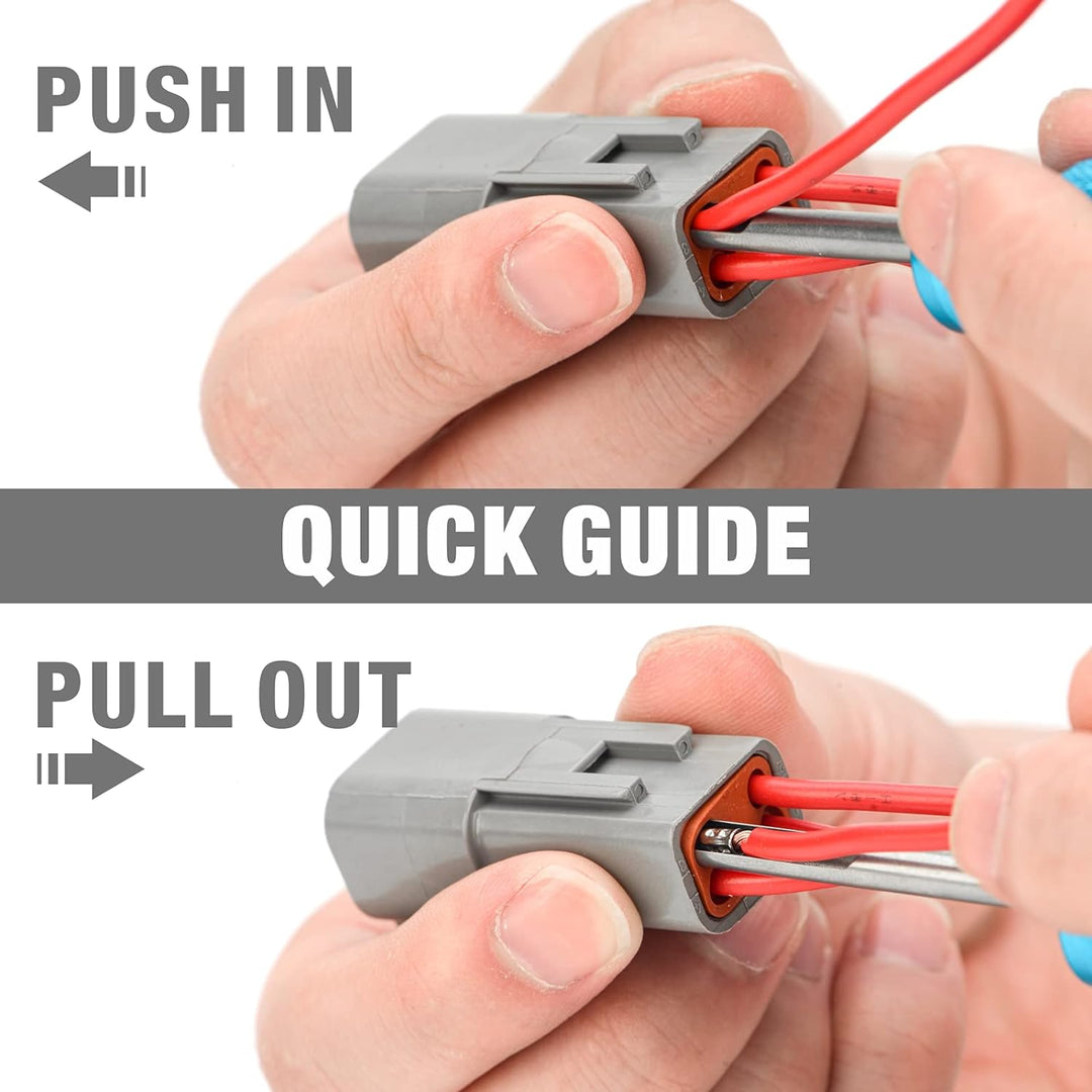 Deutsch Kontaktentfernungswerkzeug, DT & DTM Serie, Terminal Extraction Tool Kit für Deutsch feste K