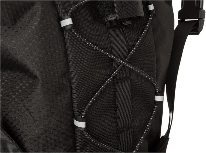 AGU Seat-Pack Satteltasche Fahrrad, 10L Fahrradtasche Sattel für Bikepacking, Wasserabweisend, Refle
