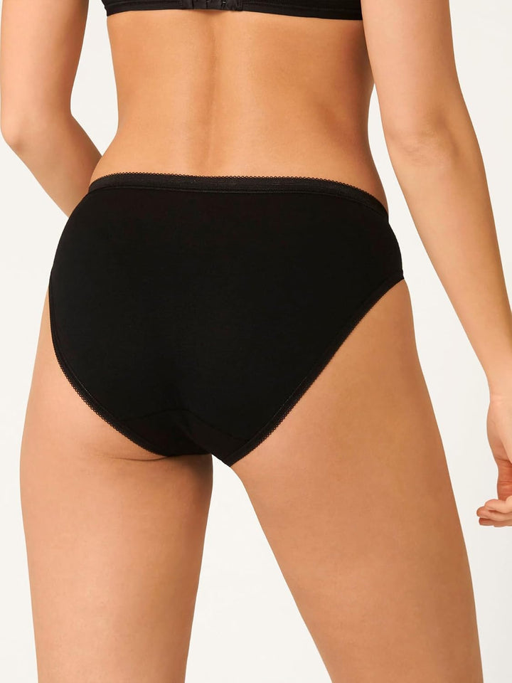 Sloggi Damen Unterhose Basic+ Tai / 2-Pack 42 2 Pack Tai-slip Basic+ Black, 42 2 Pack Tai-slip Basic