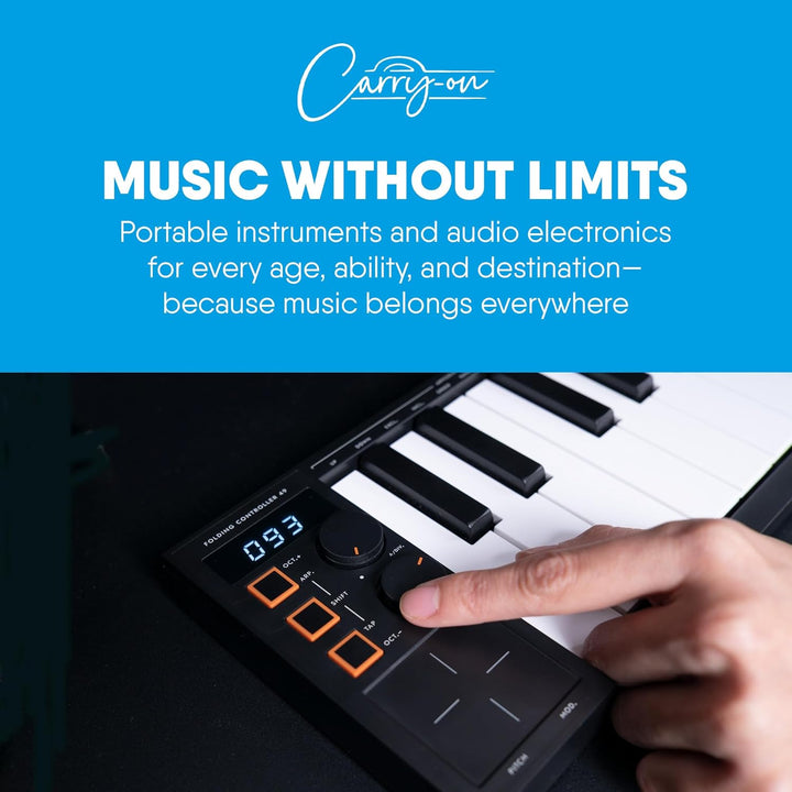 Carry-on von Blackstar FC-49 Klappbares USB Midi / Midi Over Bluetooth Controller Keyboard Eingebaut